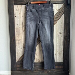 Spanx black narrow legged jeans size medium